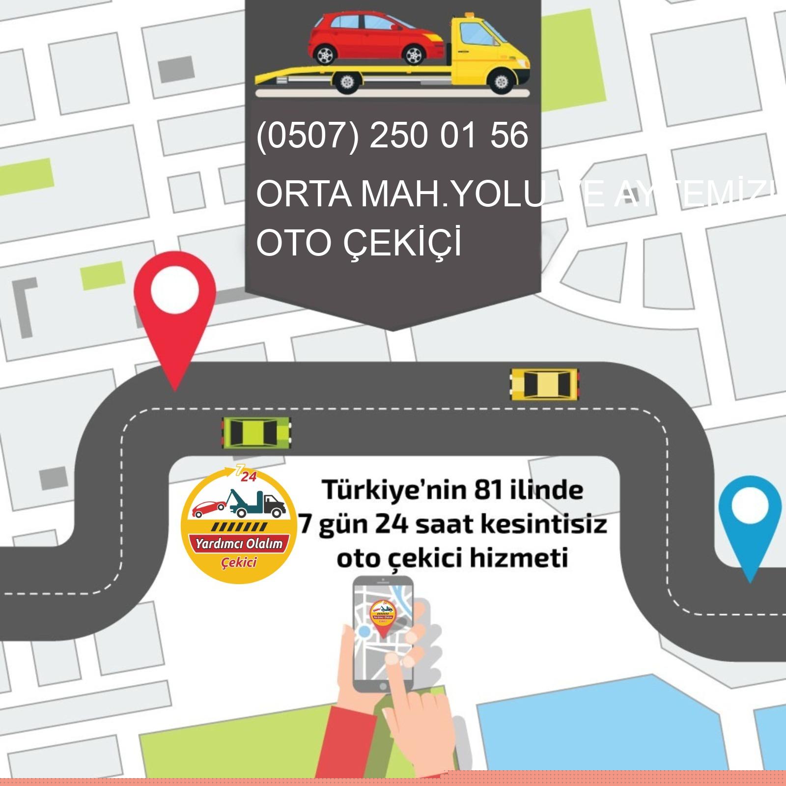 Orta Yolu Ve Aytemizler Mevki  Oto Çekici
